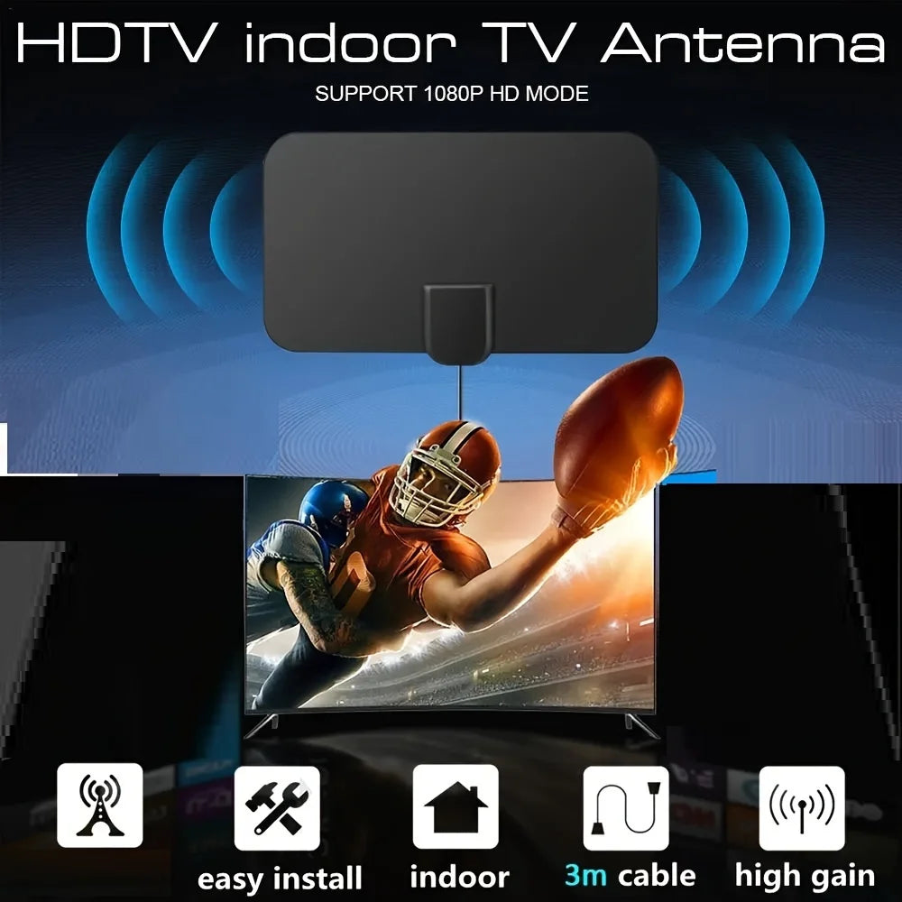 4K 1080p for Smart TV Smart TV Antenna Digital TV Antenna 2023 Latest Portable HD Antenna Indoor Support - Merit Sell