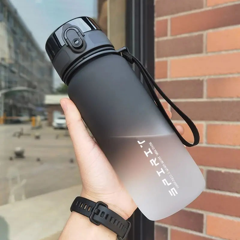 500ML Frosted, Shockproof, Portable Large-capacity Water Bottle with Filter and Portable Rope, Suitable for Outdoor Travel - Merit Sell