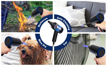 500W Electric Air Duster, Air Blower Replaces Canned Air Spray for PC Computer Keyboard Cleaner Compressed Air Can Duster - Merit Sell