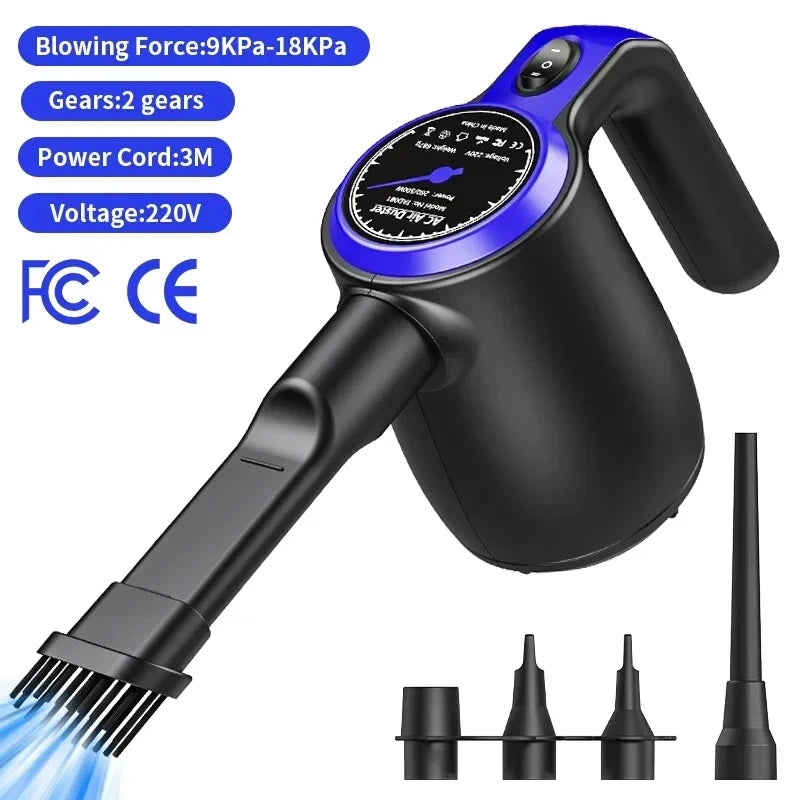 500W Electric Air Duster, Air Blower Replaces Canned Air Spray for PC Computer Keyboard Cleaner Compressed Air Can Duster - Merit Sell