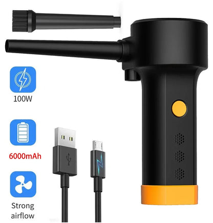 500W Electric Air Duster, Air Blower Replaces Canned Air Spray for PC Computer Keyboard Cleaner Compressed Air Can Duster - Merit Sell