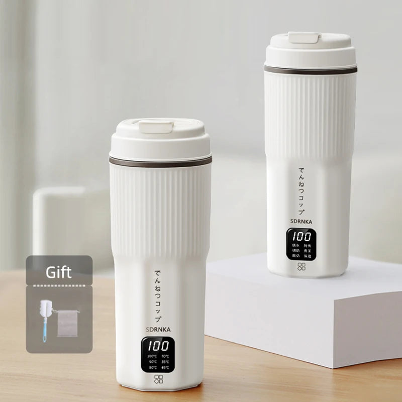 500ml Portable Electric Kettle Multifunctional Heating Cup Stew Cup Health Preserving Pot Thermo Pot Mini Travel Teapot 220V - Merit Sell