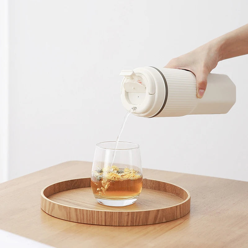 500ml Portable Electric Kettle Multifunctional Heating Cup Stew Cup Health Preserving Pot Thermo Pot Mini Travel Teapot 220V - Merit Sell