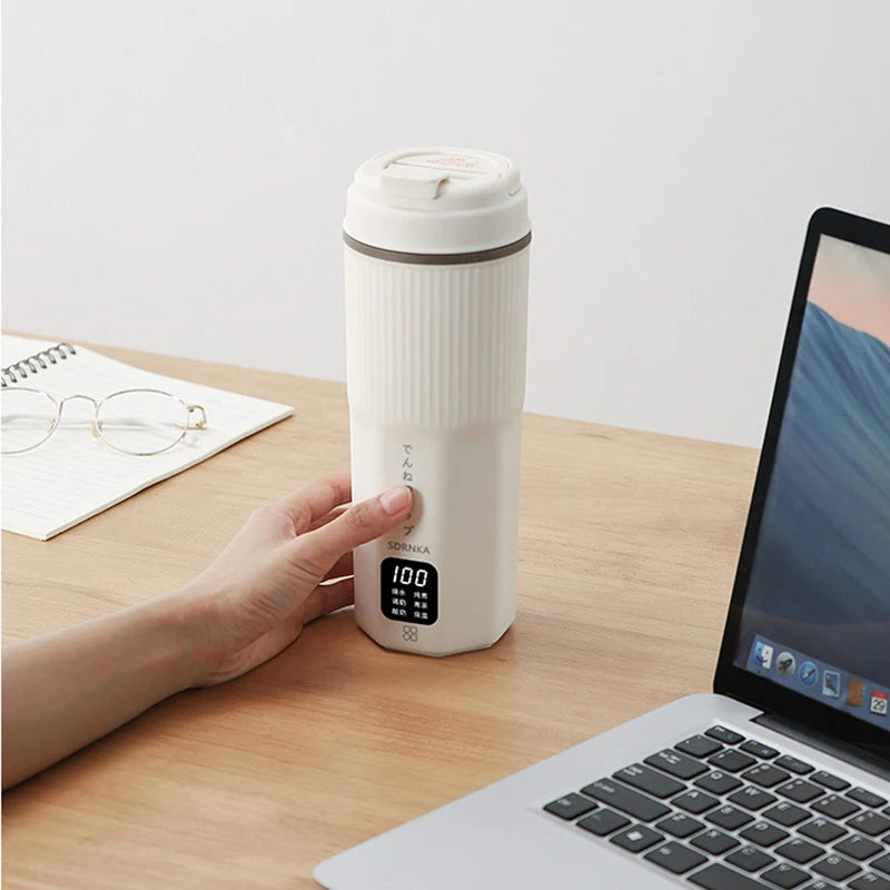 500ml Portable Electric Kettle Multifunctional Heating Cup Stew Cup Health Preserving Pot Thermo Pot Mini Travel Teapot 220V - Merit Sell