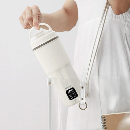 500ml Portable Electric Kettle Multifunctional Heating Cup Stew Cup Health Preserving Pot Thermo Pot Mini Travel Teapot 220V - Merit Sell