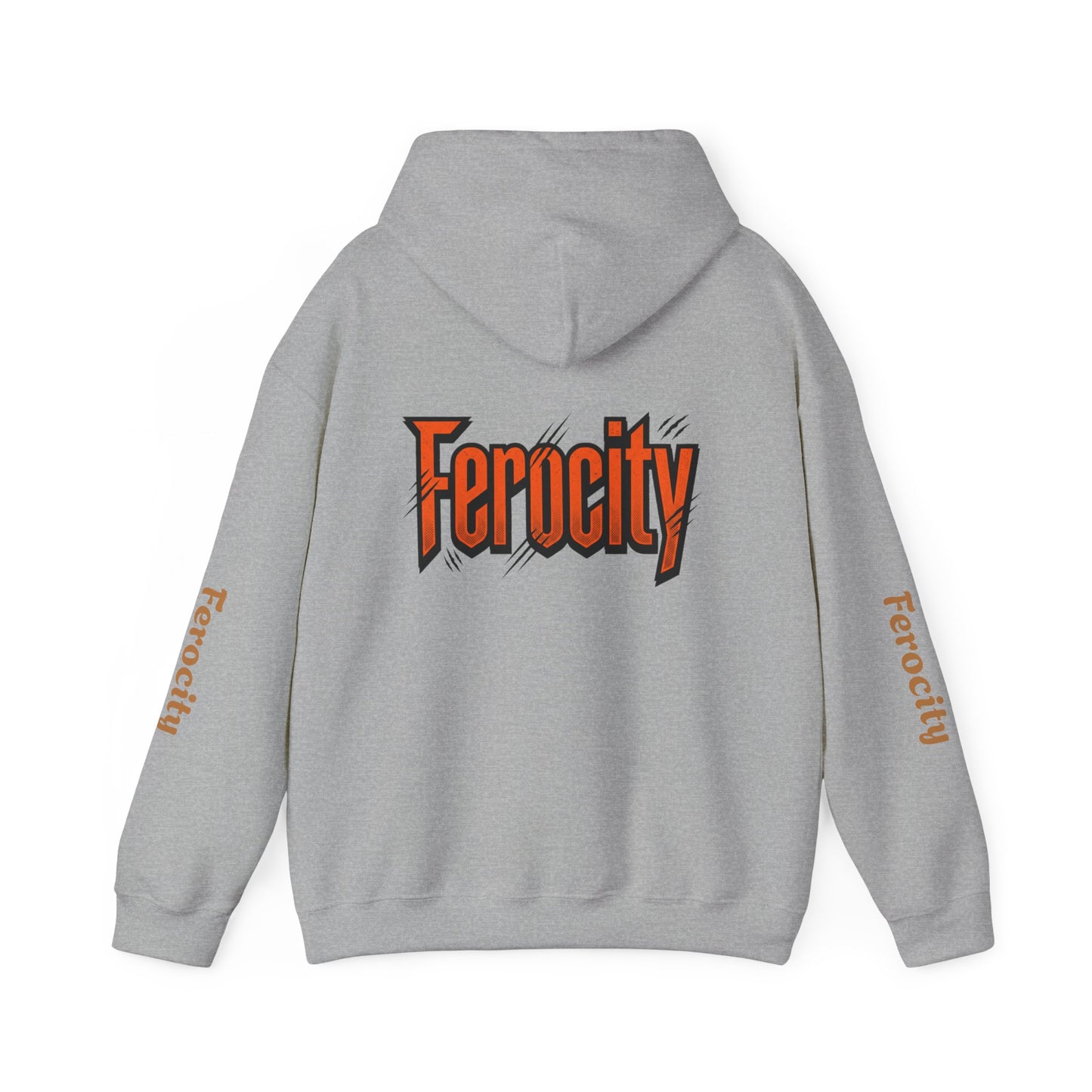 Ferocity Panther Hoodie — Black Big Cat Graphic Hooded Sweatshirt