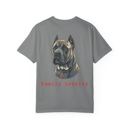 Cane Corso Illustration T-Shirt — Majestic Mastiff Portrait Tee