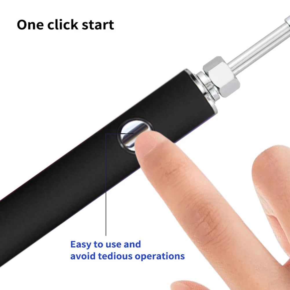 510 Thread Battery Cart Pen Adjustable Voltage Digital 510 Electric Soldering Iron 650mAh Battery Electric Soldering Iron Pen - Merit Sell