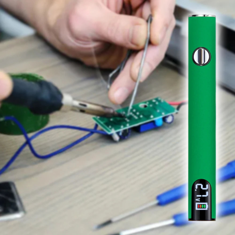 510 Thread Battery Cart Pen Adjustable Voltage Digital 510 Electric Soldering Iron 650mAh Battery Electric Soldering Iron Pen - Merit Sell