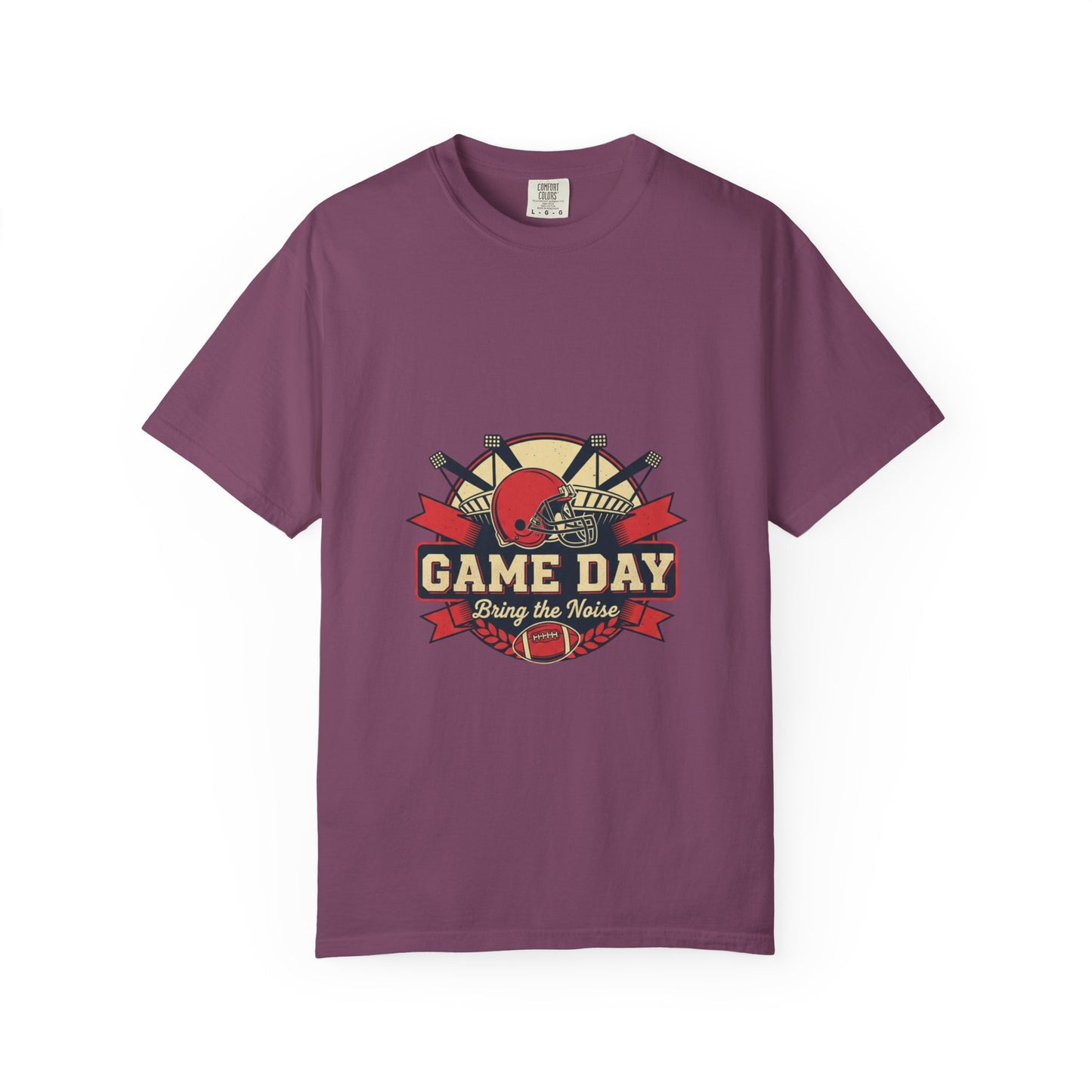 Game Day Football ball T-Shirt — Bring the Noise Vintage Sports Tee