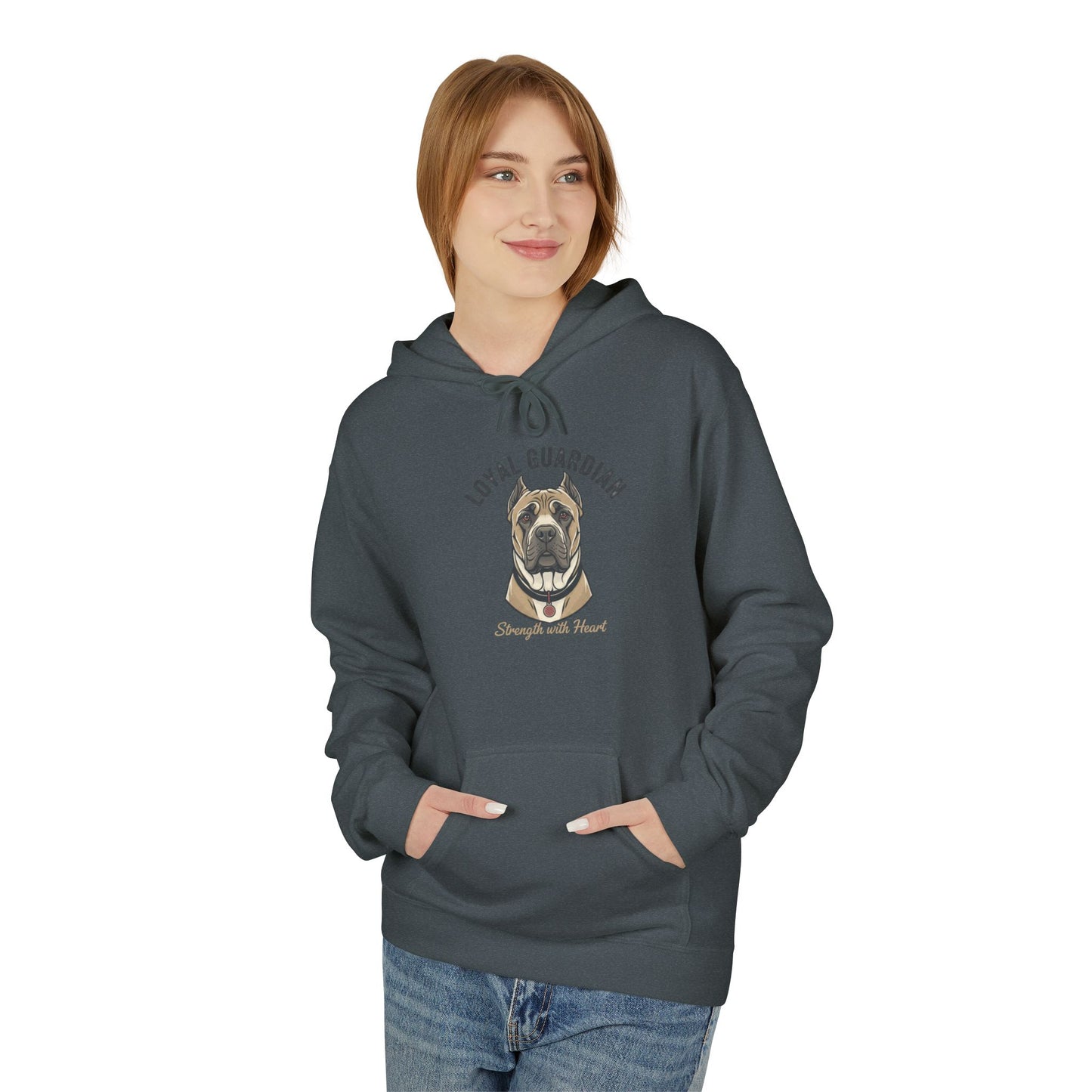 Loyal Guardian Dog Hoodie — "Strength with Heart" Pet Lover Sweatshirt
