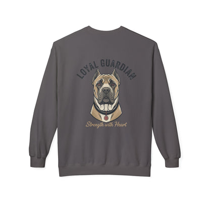Loyal Guardian Sweatshirt — "Strength with Heart" Dog Crewneck
