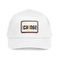 Baseball Cap — "Be The Change" Leather Patch Hat