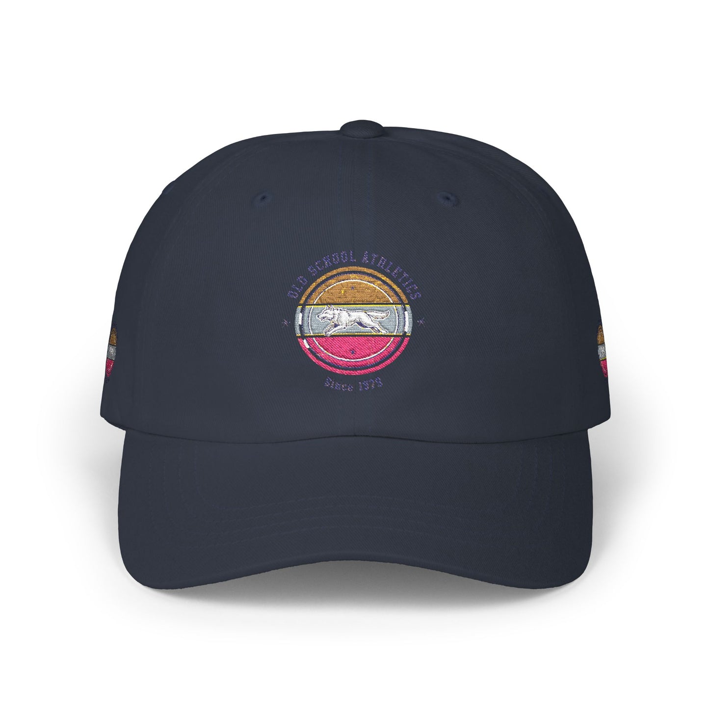 Vintage Sunset Dad Cap — Old School Athletics "Since 1979" Embroidered Hat