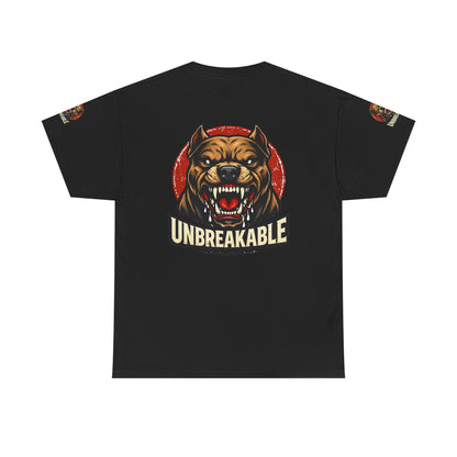 Unbreakable Pitbull Tee — Fierce Dog Graphic T-Shirt