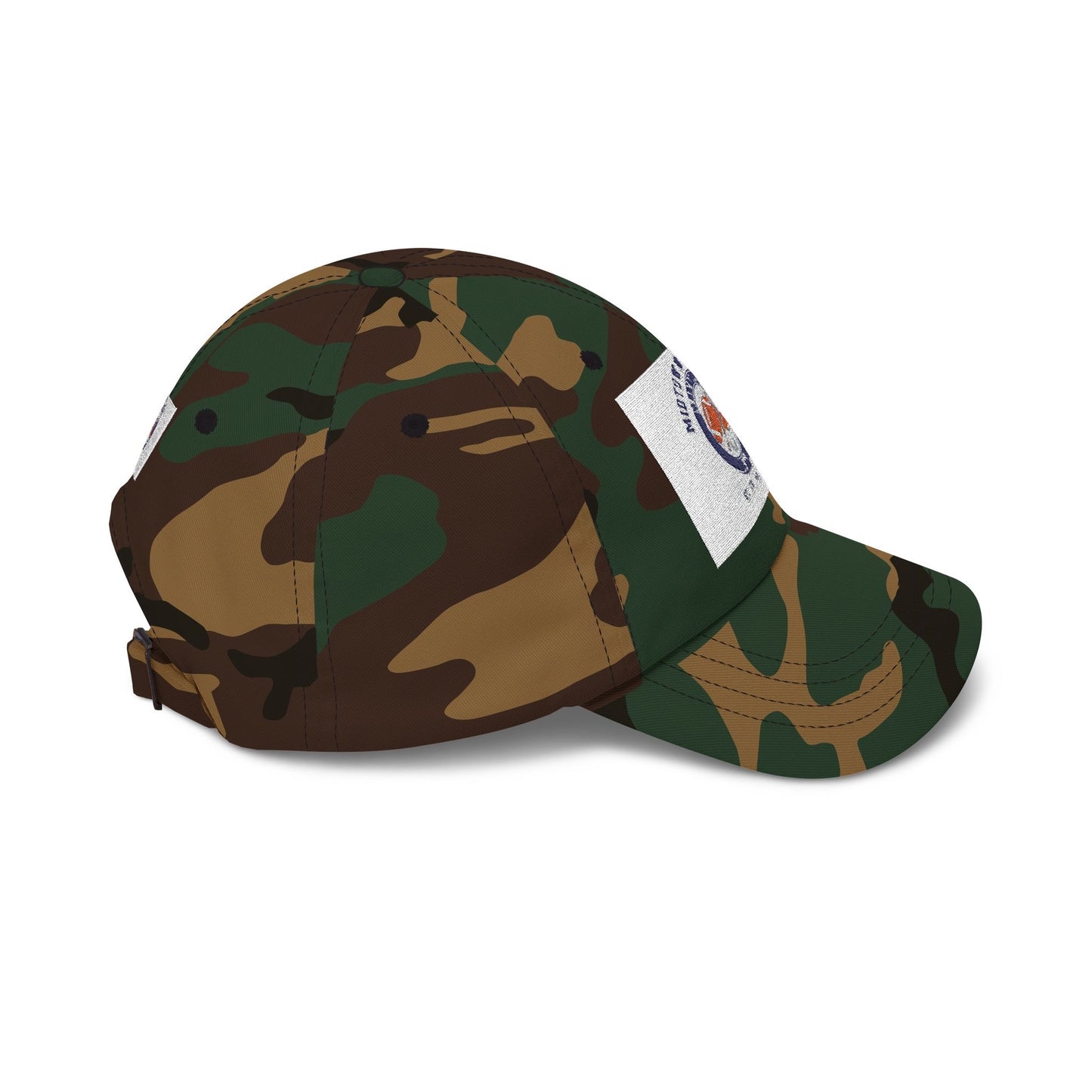 Classic Dad Cap - Retro Sunset Burger Logo Baseball Hat