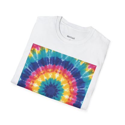 Tie-Dye Mandala T-Shirt — Colorful Retro Festival Tee