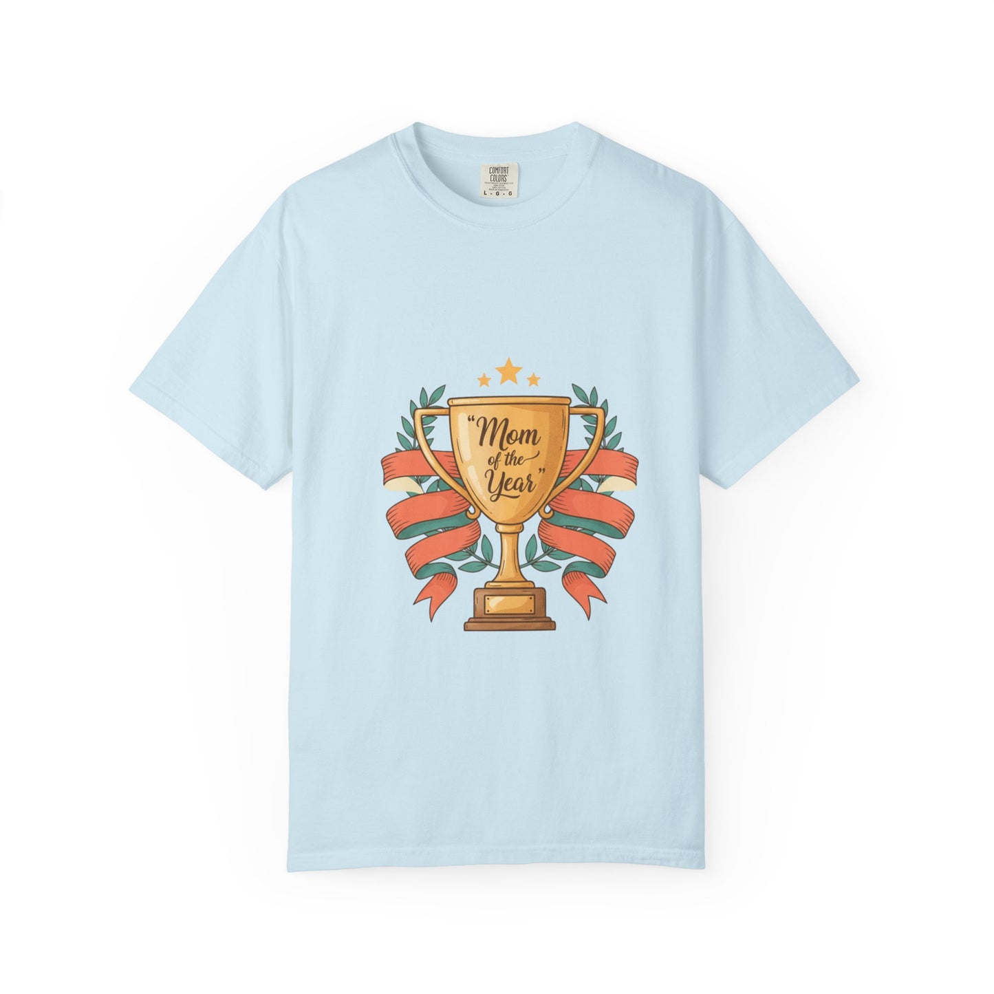 Mom of the Year T-Shirt — Trophy Design Mother's Day Tee