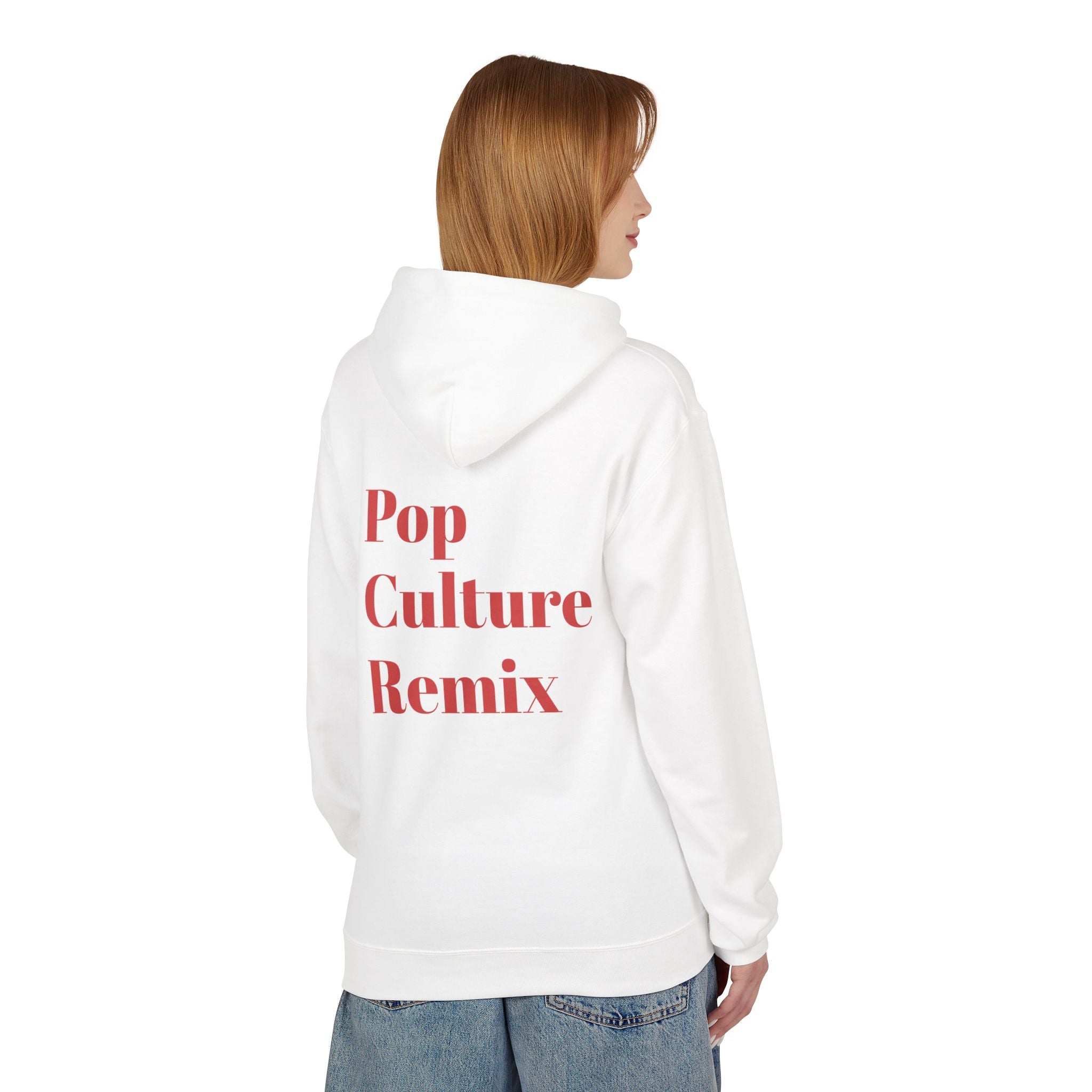 Pop Culture Remix Hoodie - Retro Neon Graphic Pullover