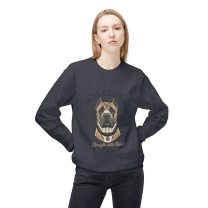 Loyal Guardian Sweatshirt — "Strength with Heart" Dog Crewneck