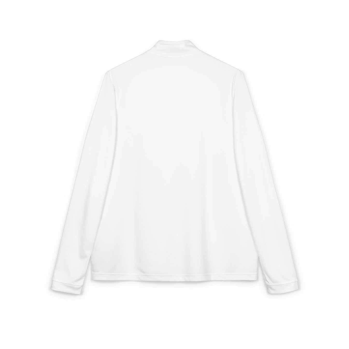 Embroidered Quarter-Zip Pullover — White Athletic Adidas Design