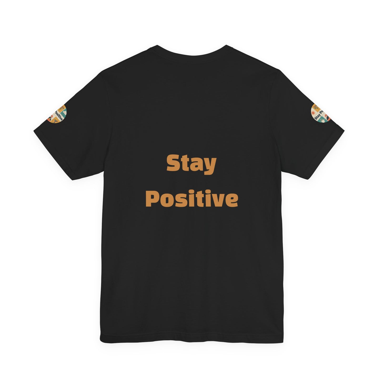 Stay Positive Graphic Tee — Retro Sunshine Inspirational T‑Shirt