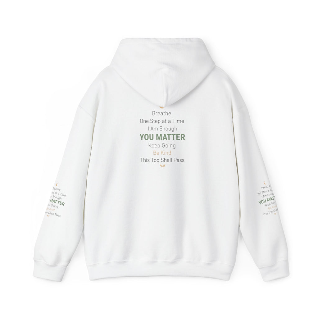Inspirational 'You Matter' Hoodie — Positive Mental Health Message Sweatshirt