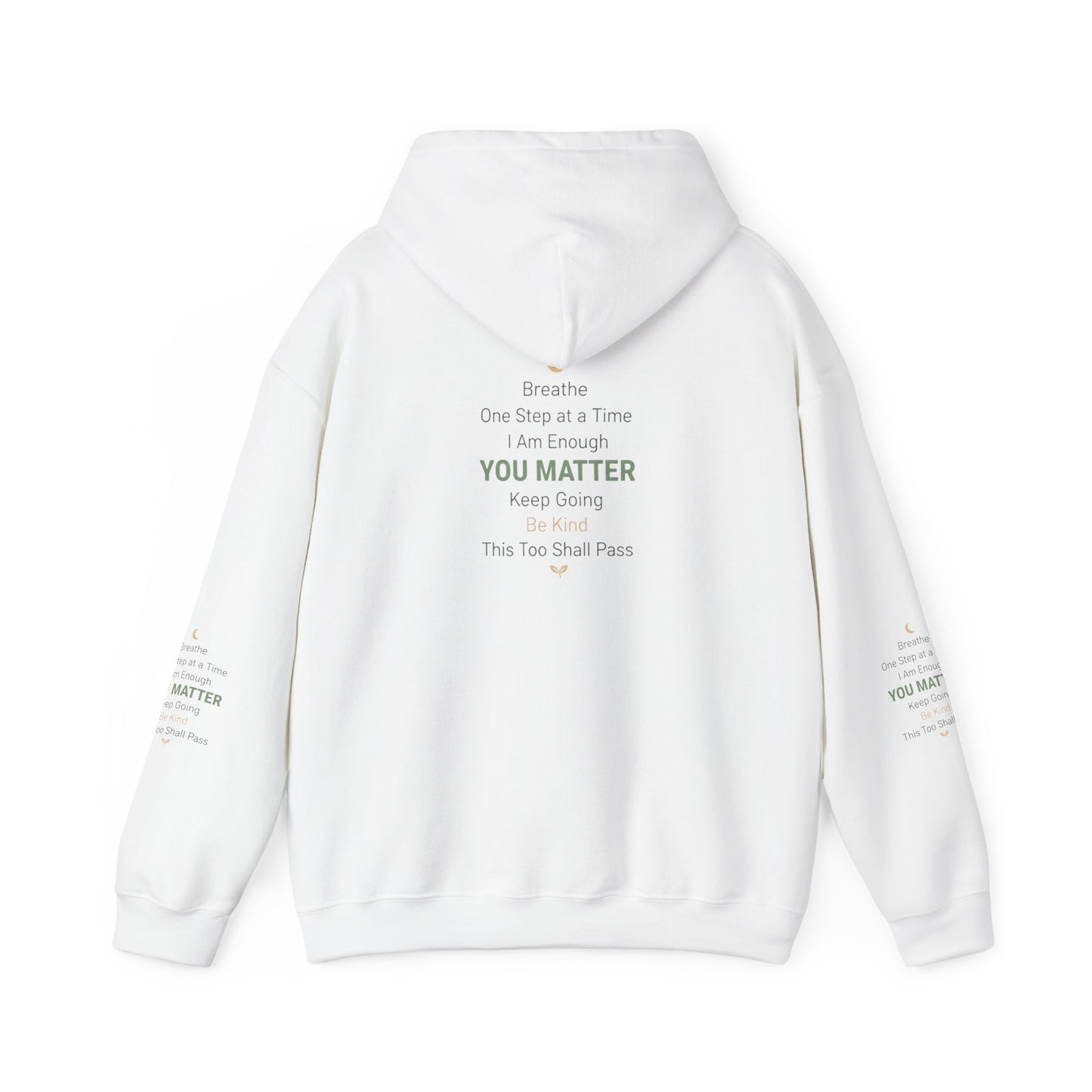 Inspirational 'You Matter' Hoodie — Positive Mental Health Message Sweatshirt