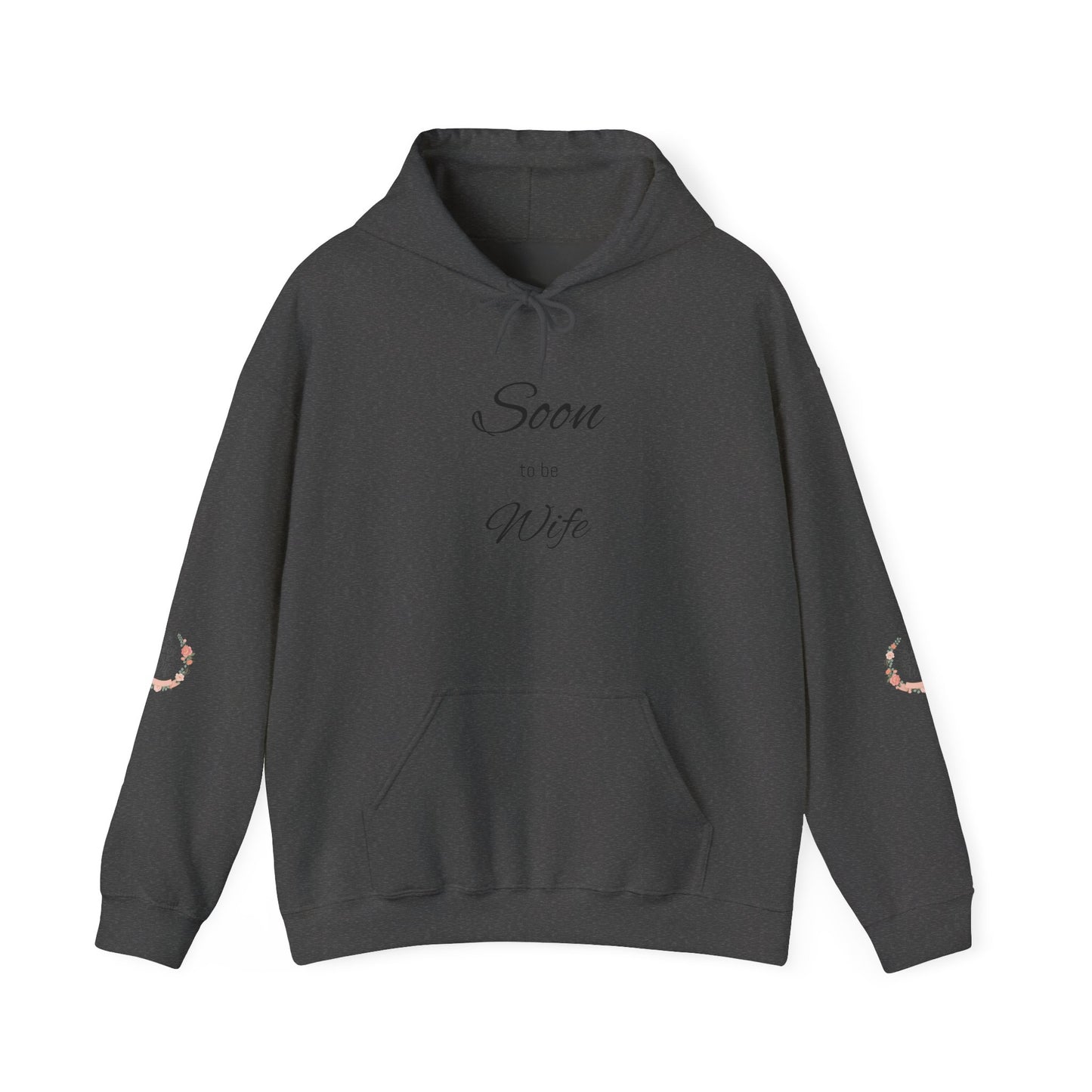 Soon To Be Wife Hoodie — Floral Bridal Engagement Sweatshirt