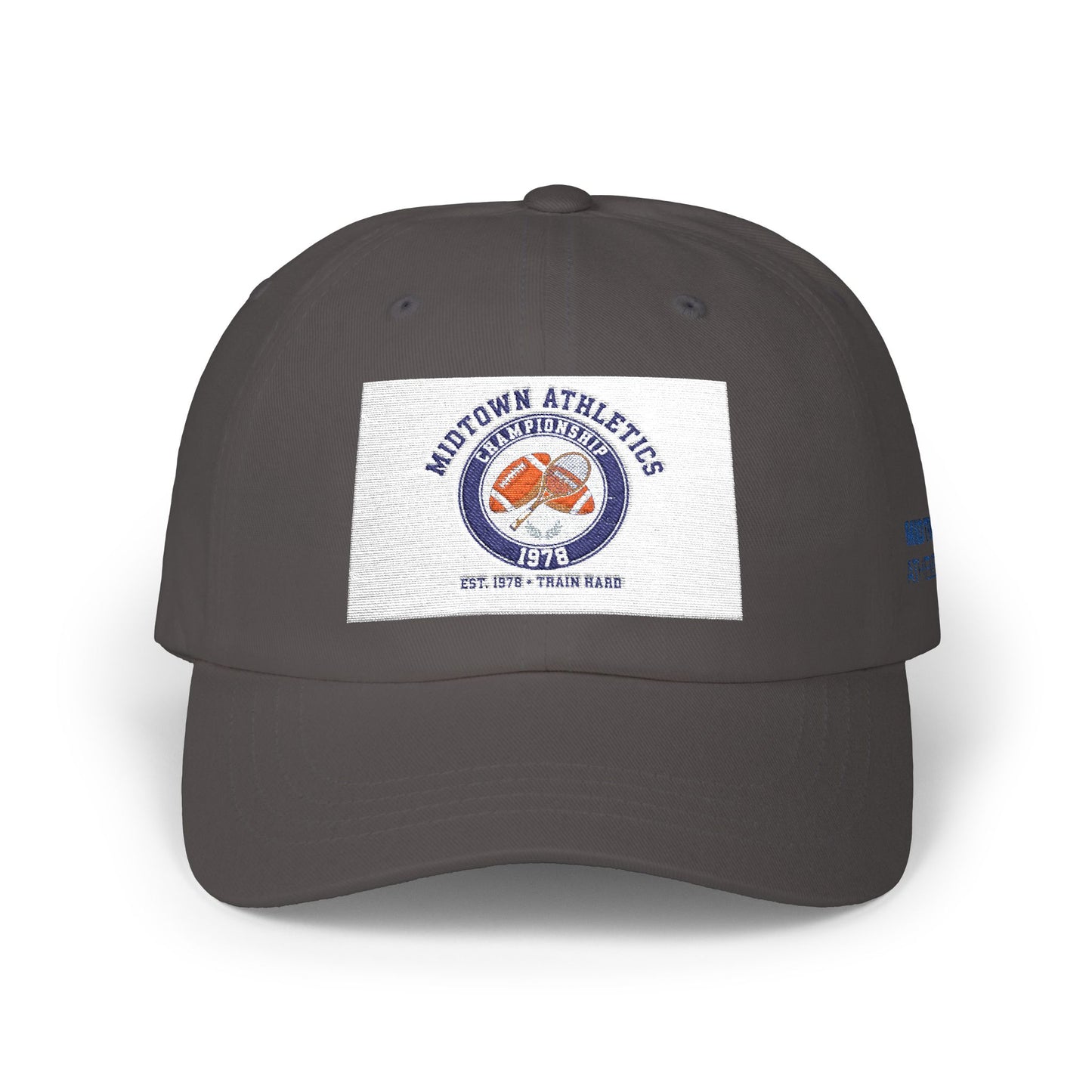 Classic Dad Cap - Retro Sunset Burger Logo Baseball Hat