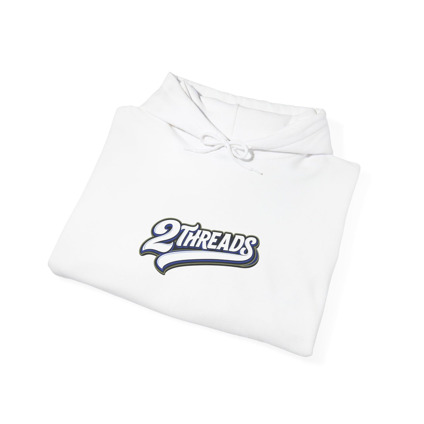 Baseball 2Threads Hoodie — Vintage Sport Logo Pullover - Merit Sell