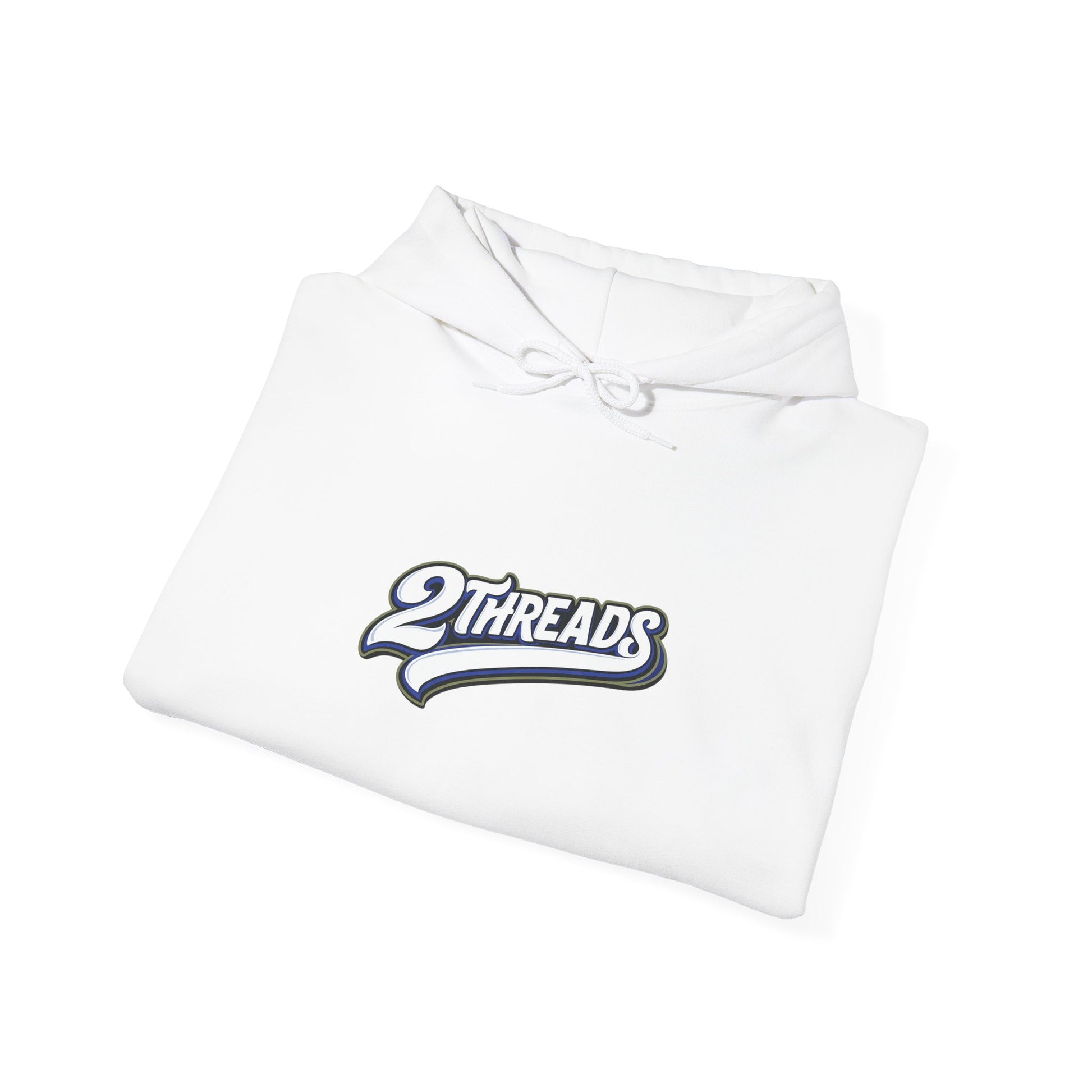 Baseball 2Threads Hoodie — Vintage Sport Logo Pullover - Merit Sell