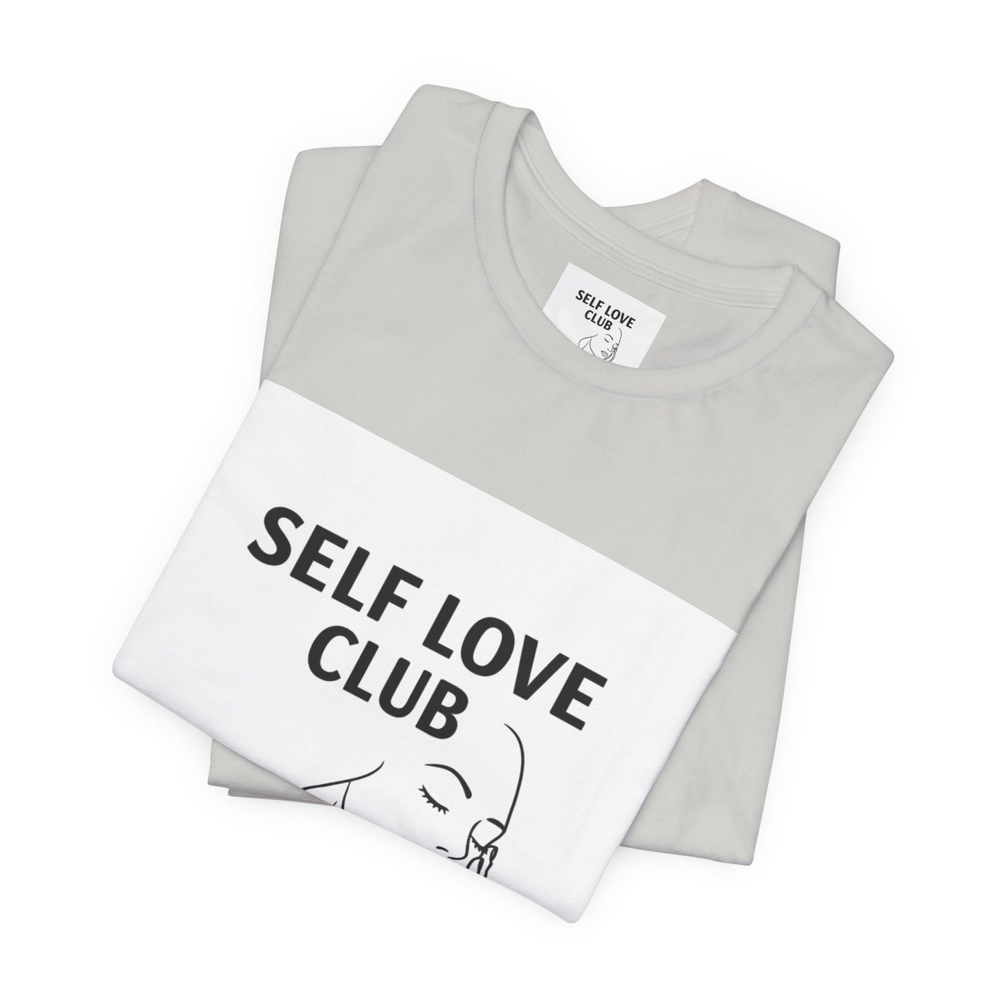 Self Love Club Tee — Minimal Line Art Women’s Wellness T-Shirt