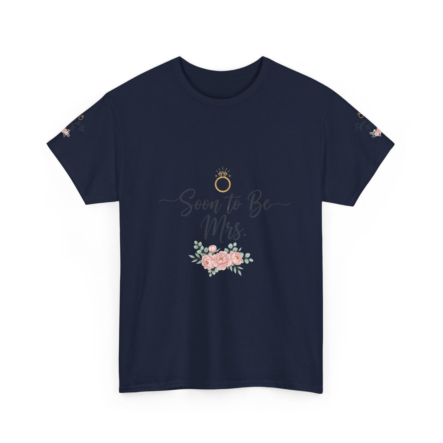 Soon to Be Mrs. Tee — Bridal Engagement Shirt with Floral Ring Design