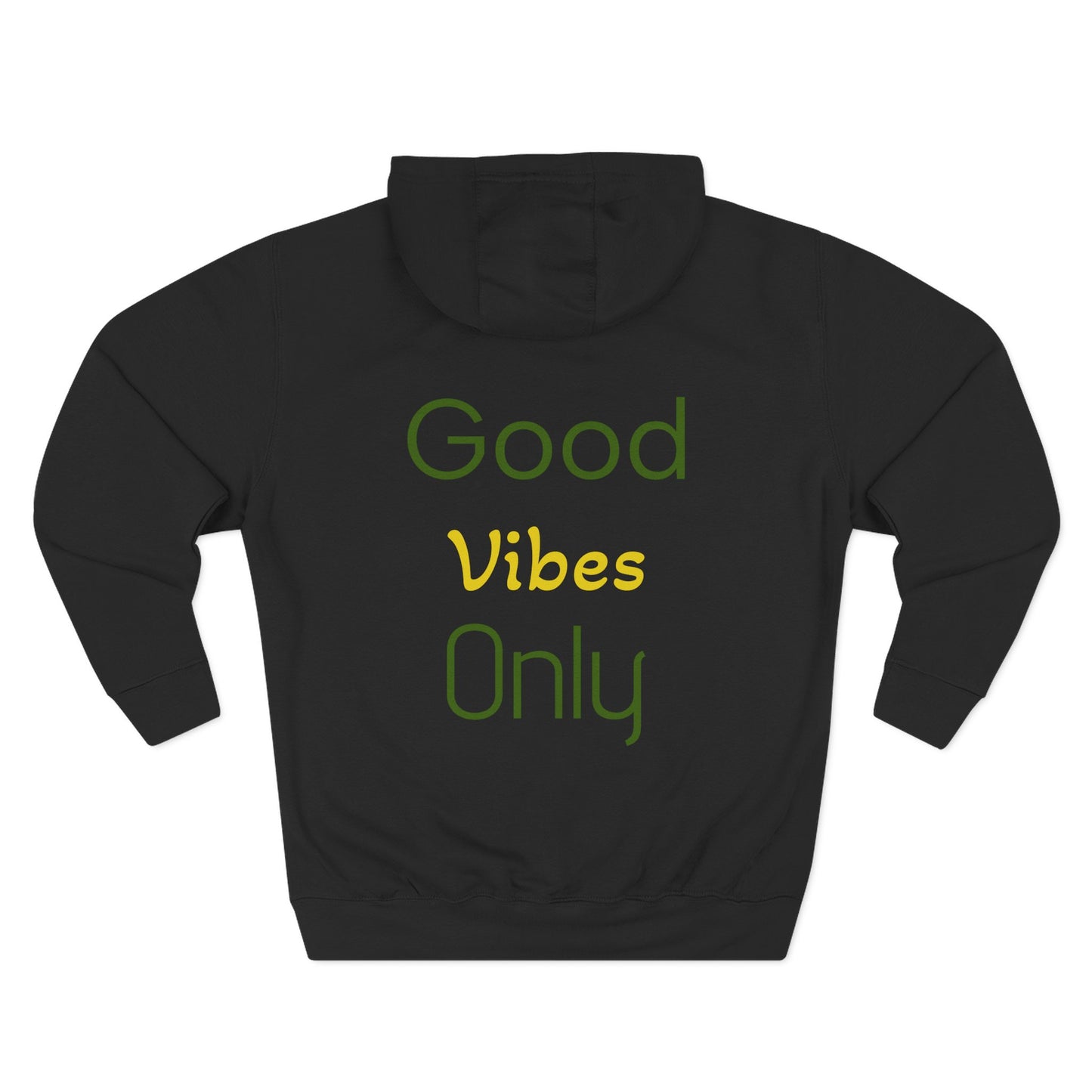 Good Vibes Only Hoodie — Retro Cassette Graphic Fleece Hoodie