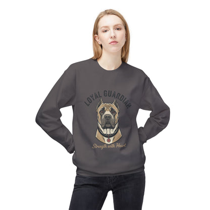 Loyal Guardian Sweatshirt — "Strength with Heart" Dog Crewneck
