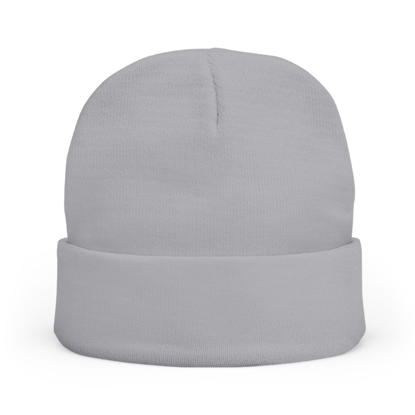 Embroidered Knit Beanie — 'Progress Over Perfection' Cozy Winter Hat