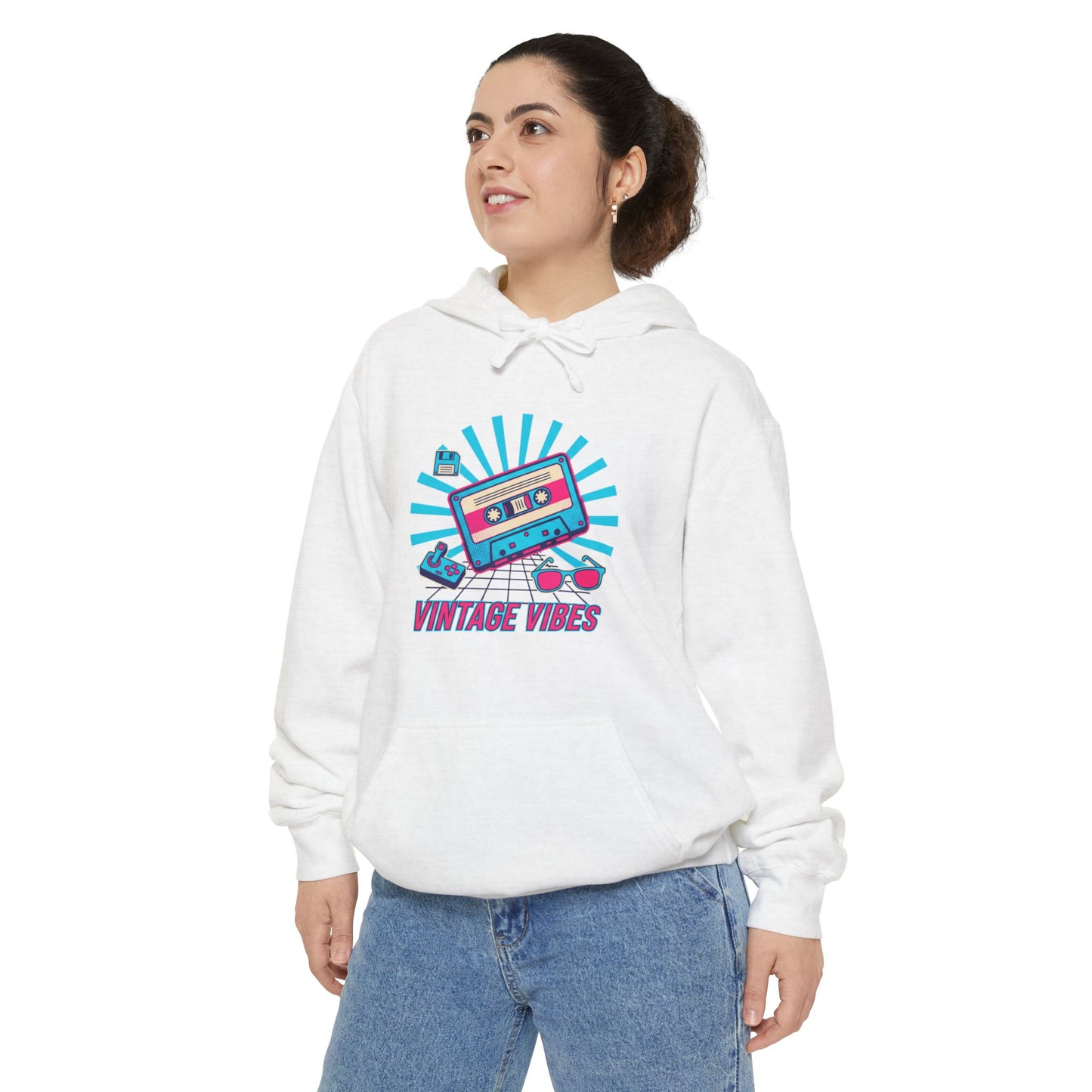 Hoodie — Retro Sunshine "Choose Kind" Graphic