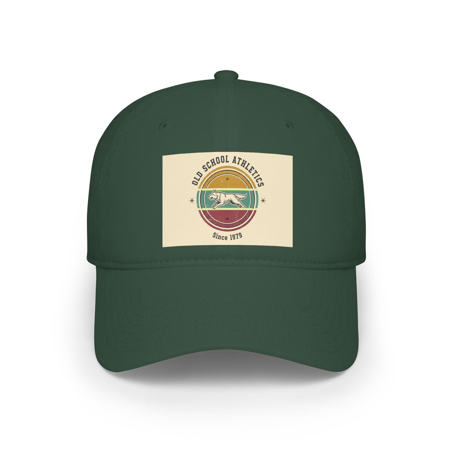Vintage Surf Patch Baseball Cap – "Golden Coast" Old School Athletics