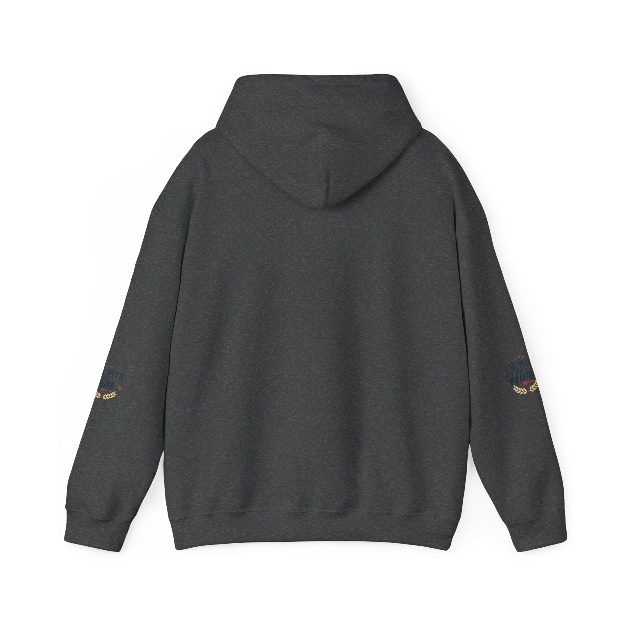 I'm With Him Hoodie — Couples Arrow Design
