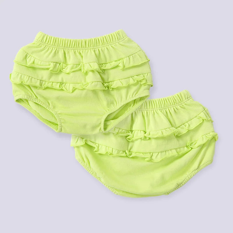 6-24M Baby Shorts Girl Summer Cotton Ruffle Lace Harem Pants Infant Diaper Cover Bloomers Kid Panties Toddler Underwear Briefs - Merit Sell