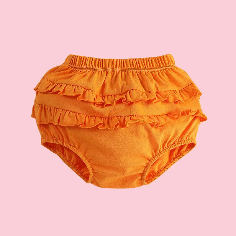 6-24M Baby Shorts Girl Summer Cotton Ruffle Lace Harem Pants Infant Diaper Cover Bloomers Kid Panties Toddler Underwear Briefs - Merit Sell