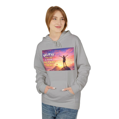 Believe You Can Motivational Hoodie — Inspirational Hiking Quote Sweatshirt