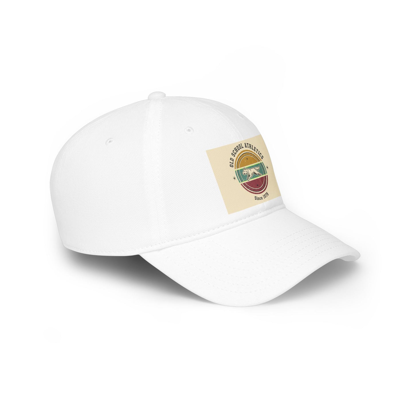 Vintage Surf Patch Baseball Cap – "Golden Coast" Old School Athletics