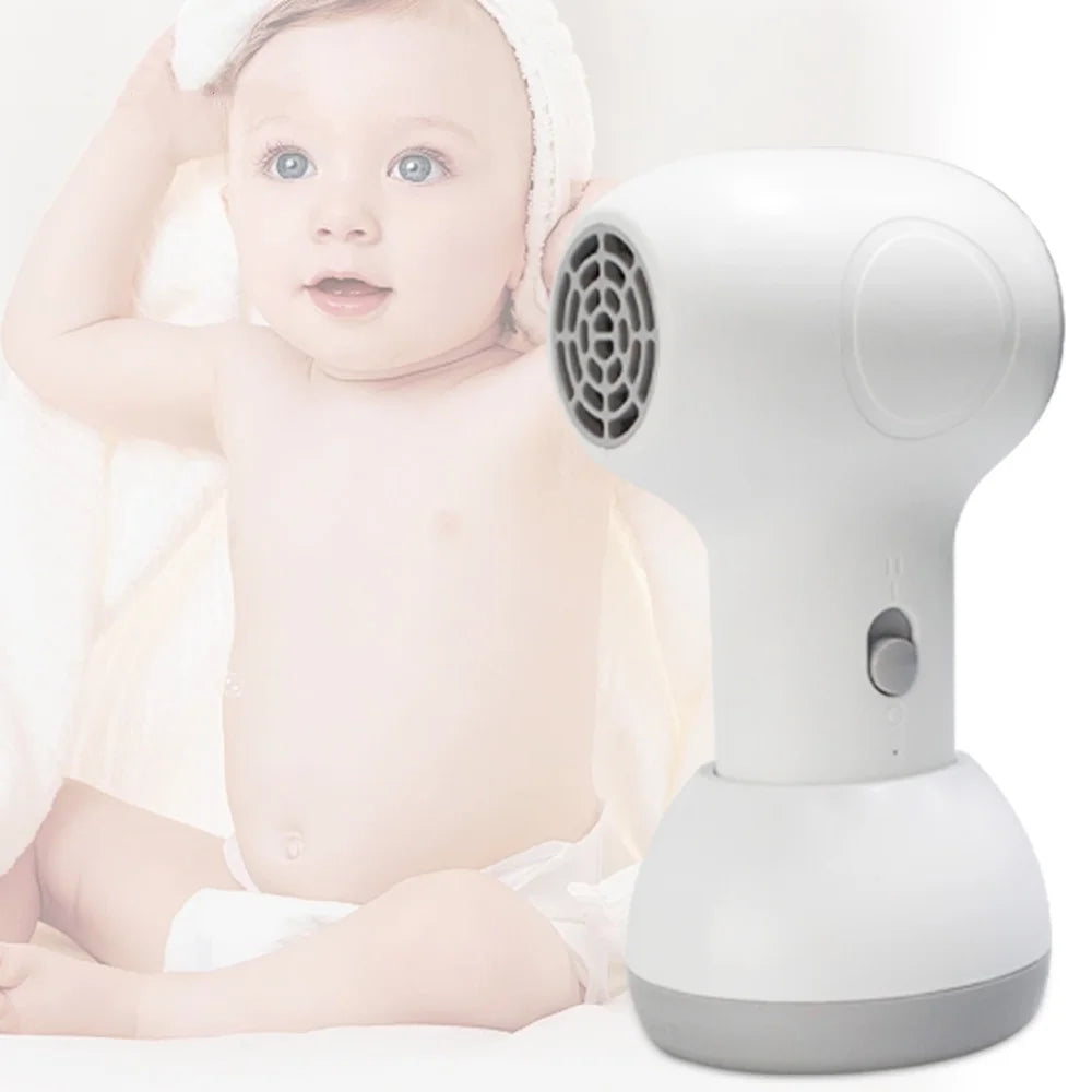 60W Small Wireless Hair Dryer Thermostatic Blowing Convenient No Radiation Low Noise Suitable For Infants And Children - Merit Sell