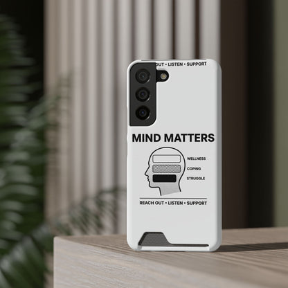 Mind Matters Phone Card Case — Mental Health Awareness Card Holder Case