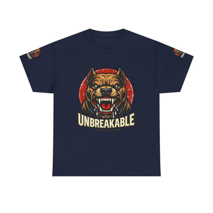 Unbreakable Pitbull Tee — Fierce Dog Graphic T-Shirt