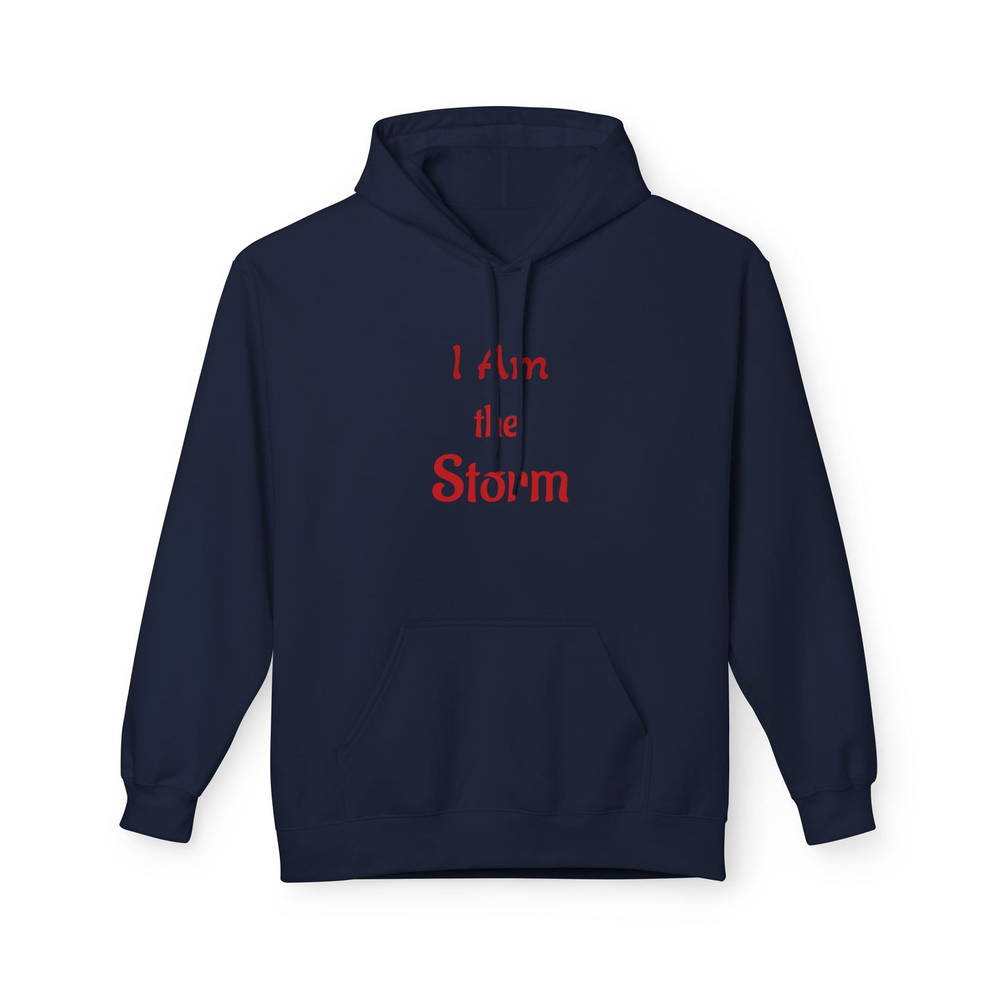 I Am the Storm Hoodie — Red Tornado Graphic Hoodie