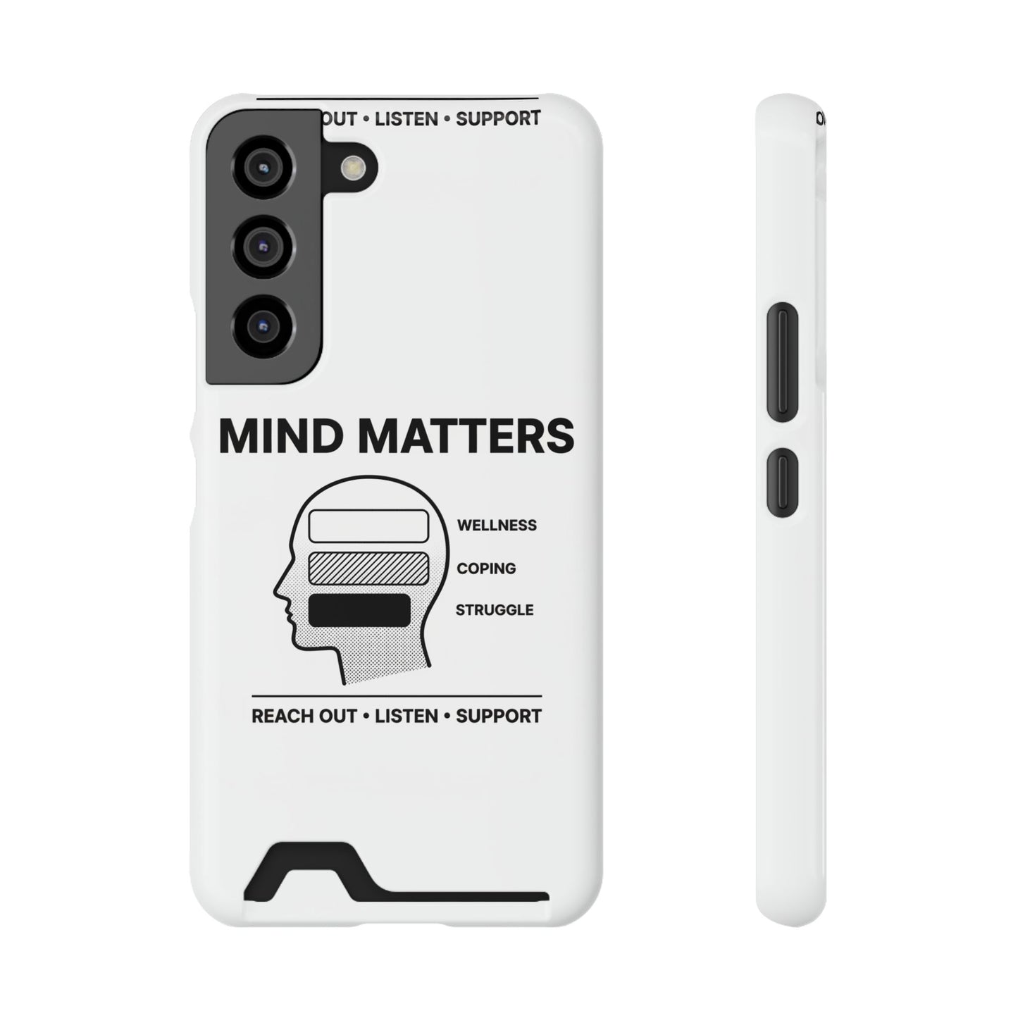 Mind Matters Phone Card Case — Mental Health Awareness Card Holder Case