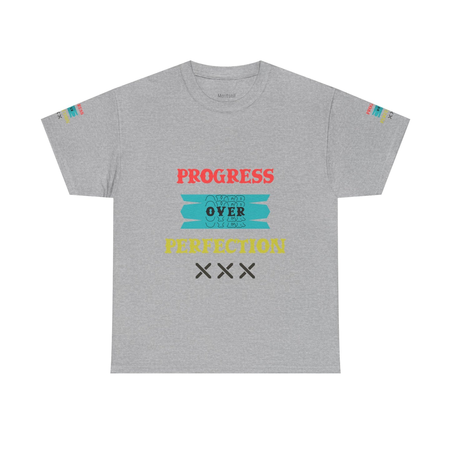 Progress Over Perfection T‑Shirt — Motivational Graphic Tee